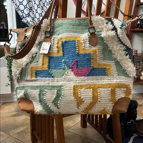 ⭐️NWT Free People Quivk Trip Sunrise “So Cool” Weekender Bag - Picture 2 of 15